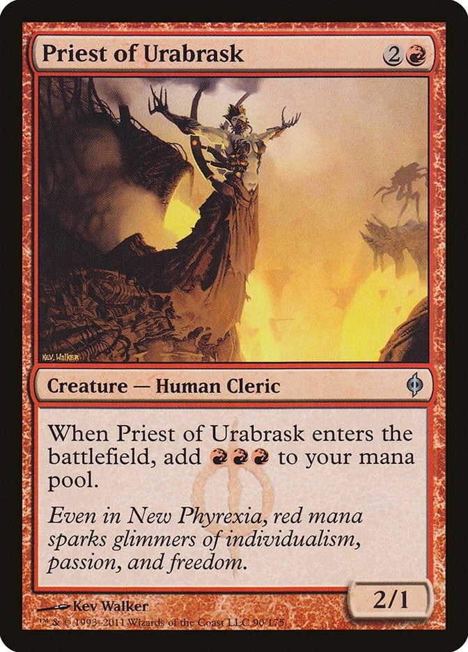 Priest of Urabrask (90) [NPH] - MTG Single
