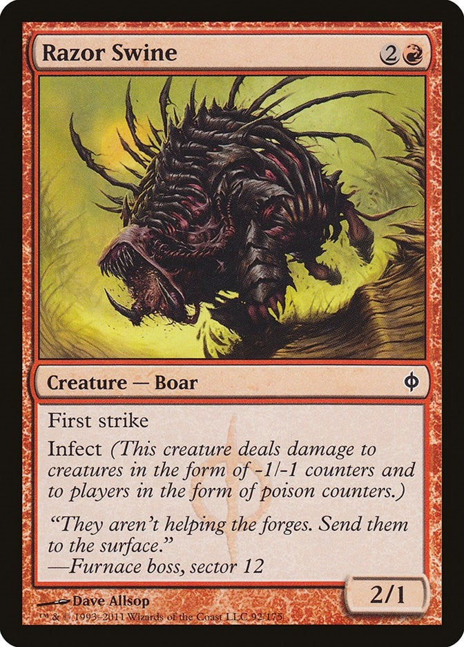 Razor Swine (92) [NPH] - MTG Single