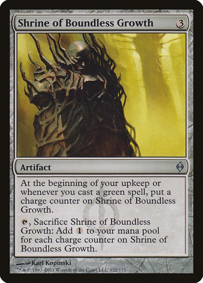 Shrine of Boundless Growth (152) [NPH] - MTG Single