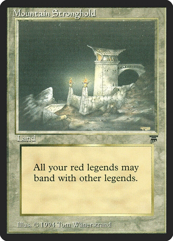 Mountain Stronghold [LEG] - MTG Single