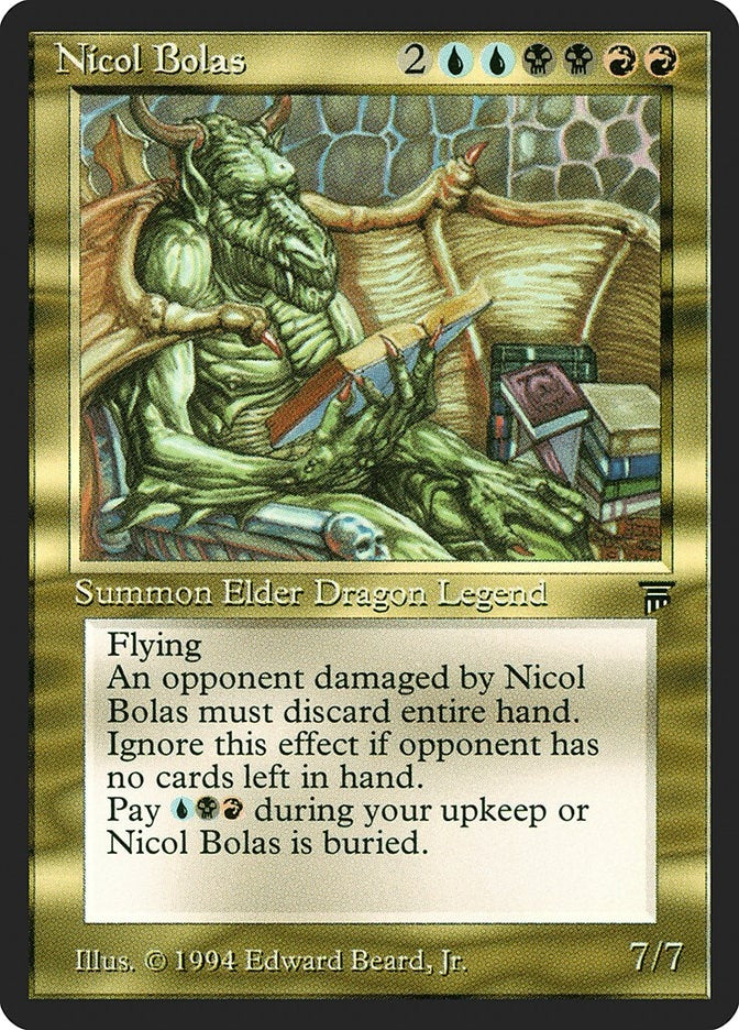 Nicol Bolas [LEG] - MTG Single