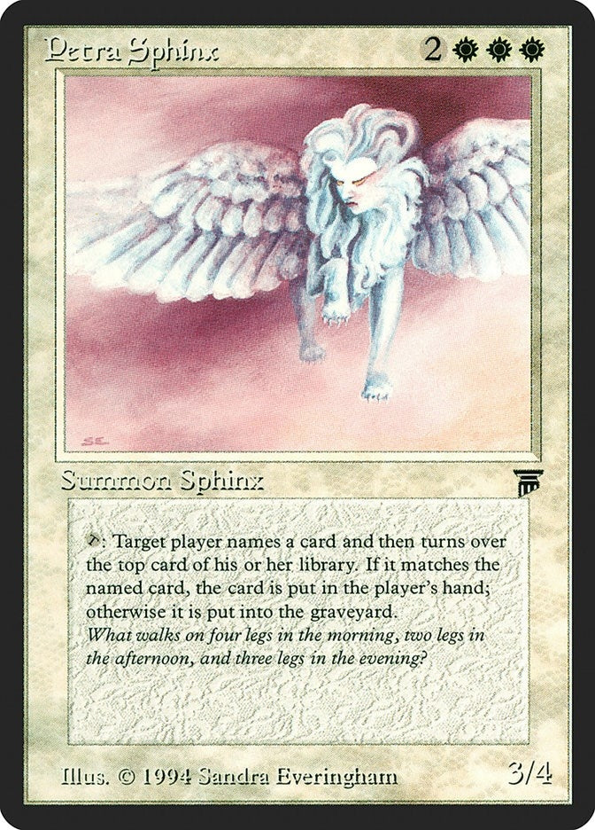 Petra Sphinx [LEG] - MTG Single