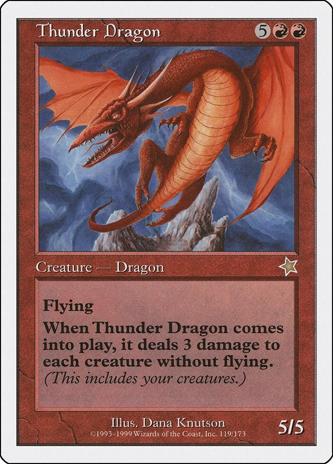 Thunder Dragon (119) [S99] - MTG Single