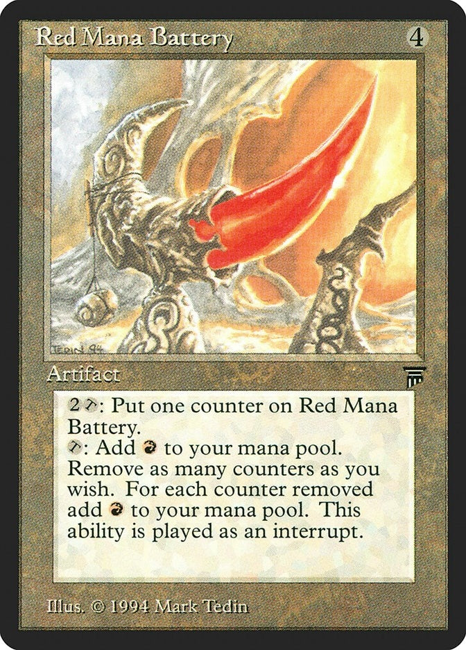 Red Mana Battery [LEG] - MTG Single