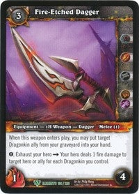 Fire Etched Dagger - WoW Single