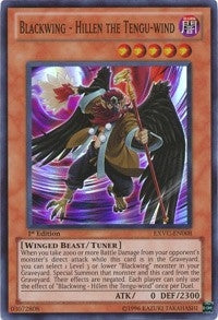 Blackwing - Hillen the Tengu-wind (8) (EXVC) - YuGiOh Single