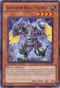 Gladiator Beast Tygerius (34) (EXVC) - YuGiOh Single
