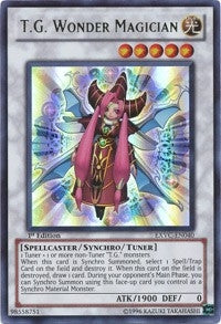 T.G. Wonder Magician (40) (EXVC) - YuGiOh Single