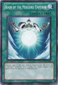 Boon of the Meklord Emperor (50) (EXVC) - YuGiOh Single