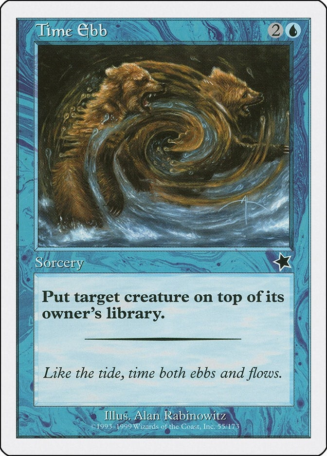 Time Ebb (55) [S99] - MTG Single