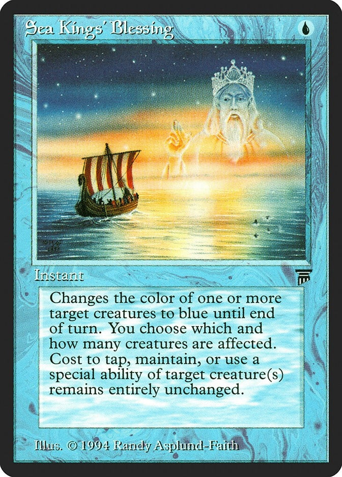 Sea Kings’ Blessing [LEG] - MTG Single