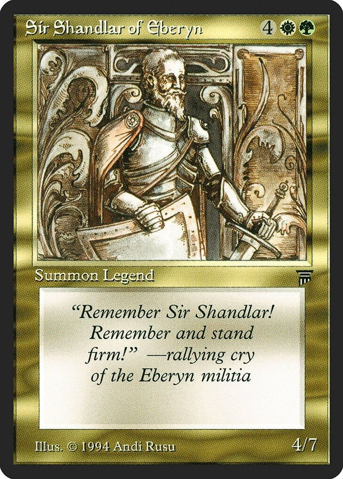 Sir Shandlar of Eberyn [LEG] - MTG Single