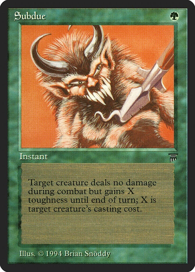 Subdue [LEG] - MTG Single