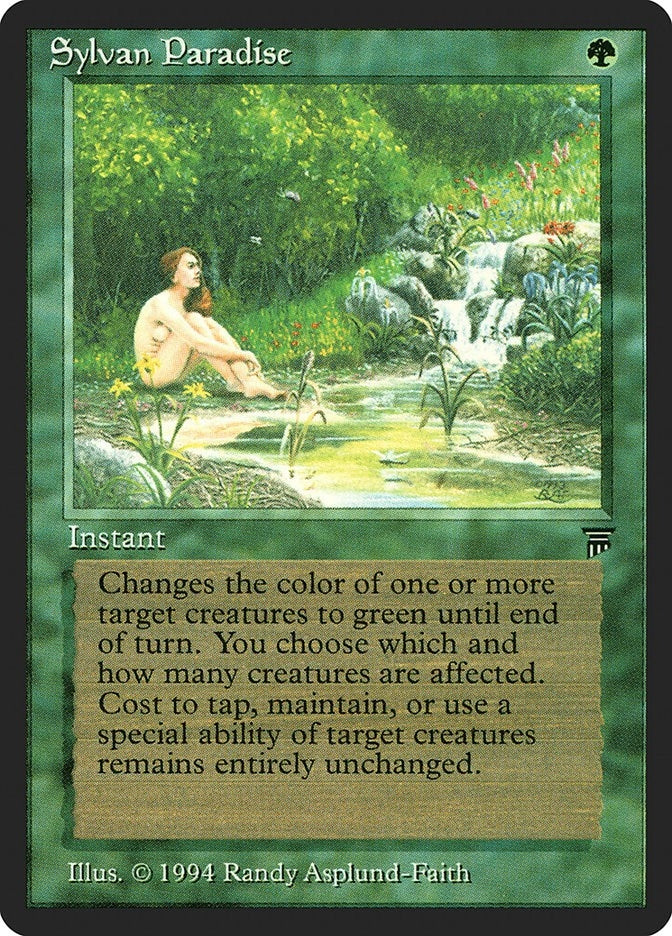 Sylvan Paradise [LEG] - MTG Single