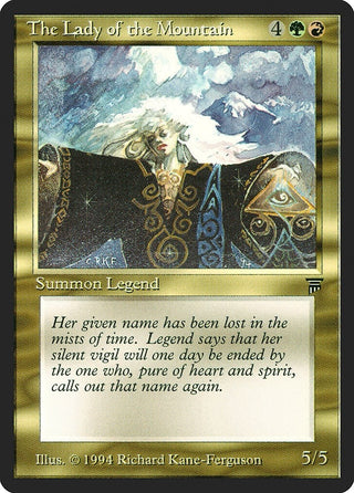 The Lady of the Mountain [LEG] - MTG Single