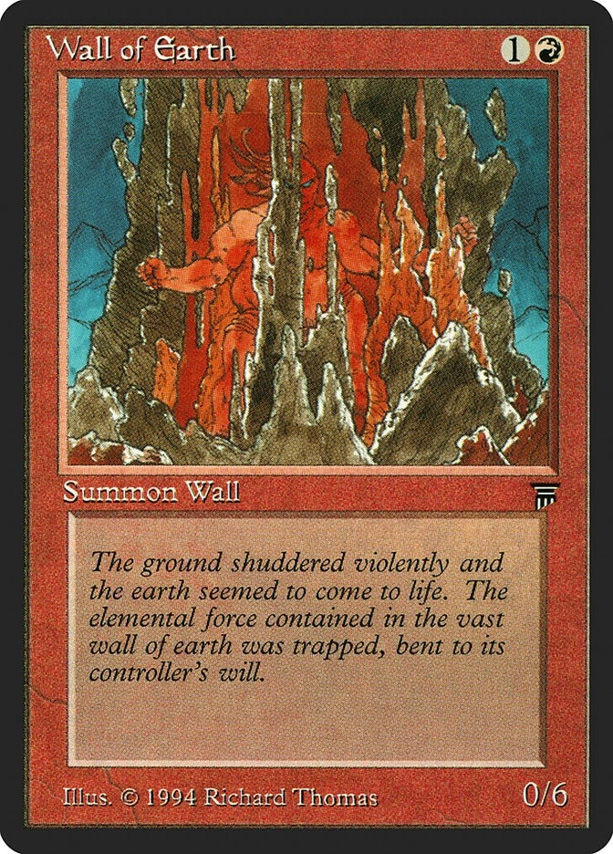 Wall of Earth [LEG] - MTG Single