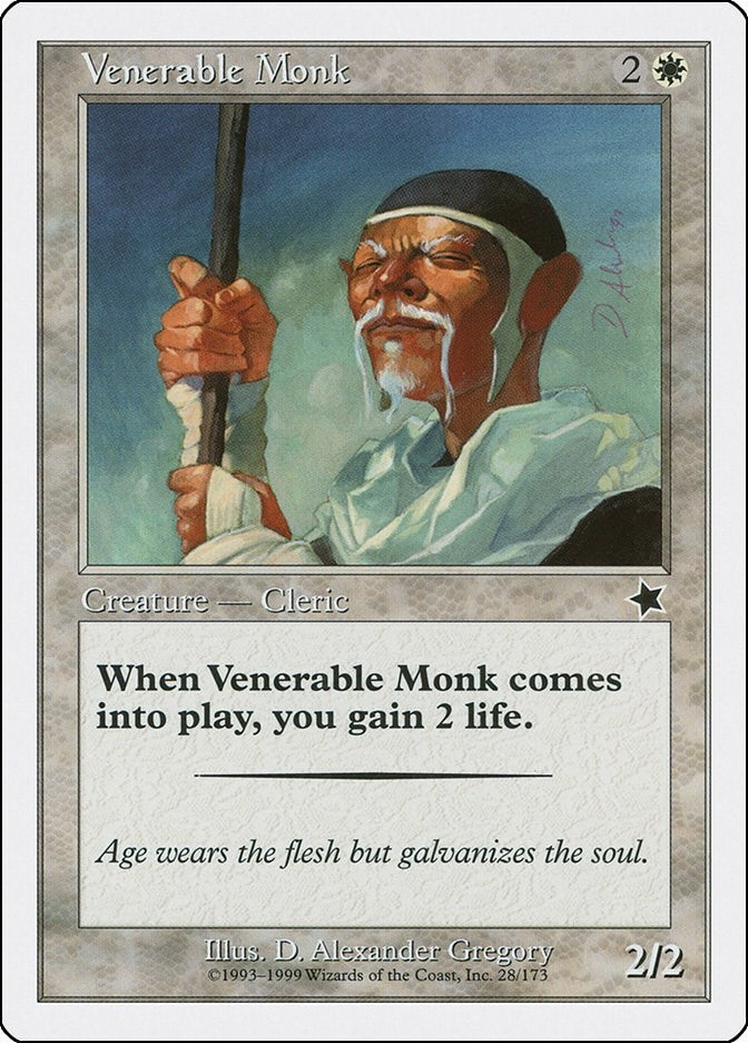 Venerable Monk (28) [S99] - MTG Single
