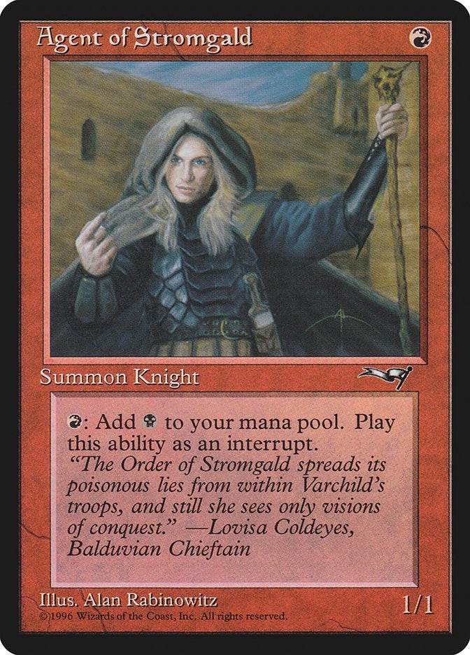Agent of Stromgald (Woman Holding Staff) (95) [ALL] - MTG Single