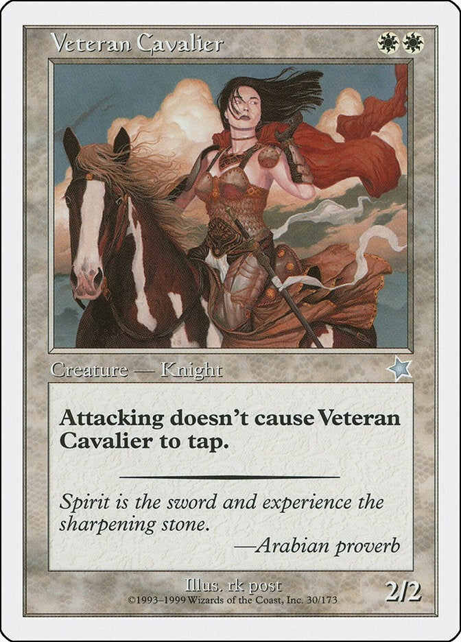 Veteran Cavalier (30) [S99] - MTG Single