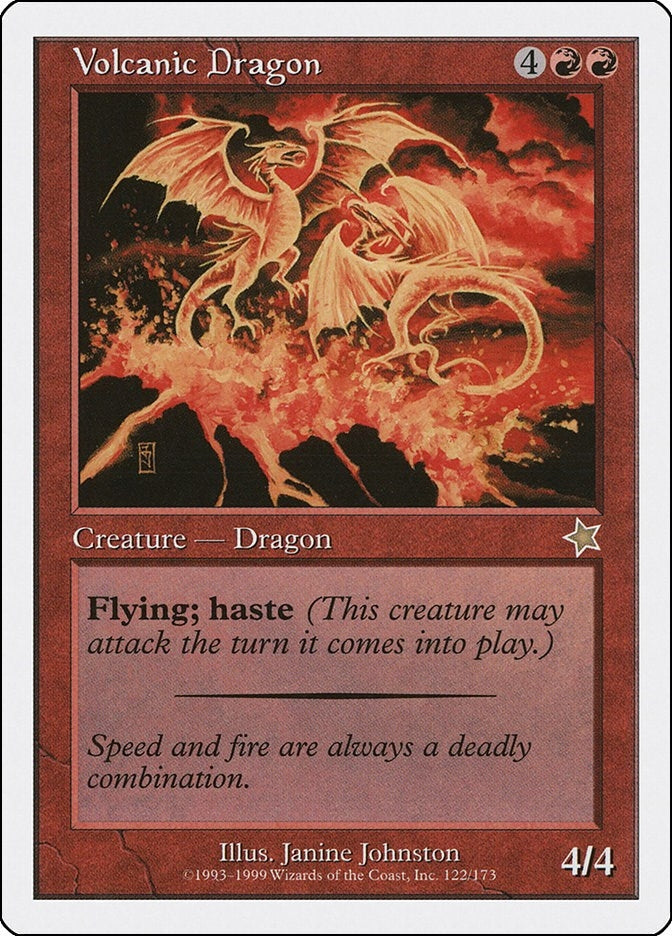 Volcanic Dragon (122) [S99] - MTG Single