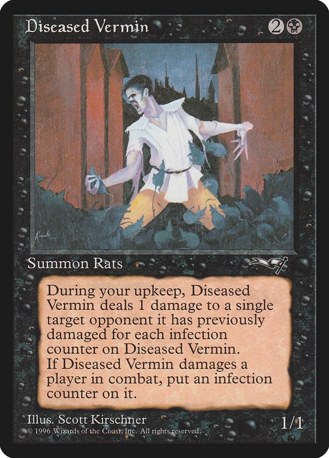 Diseased Vermin [ALL] - MTG Single
