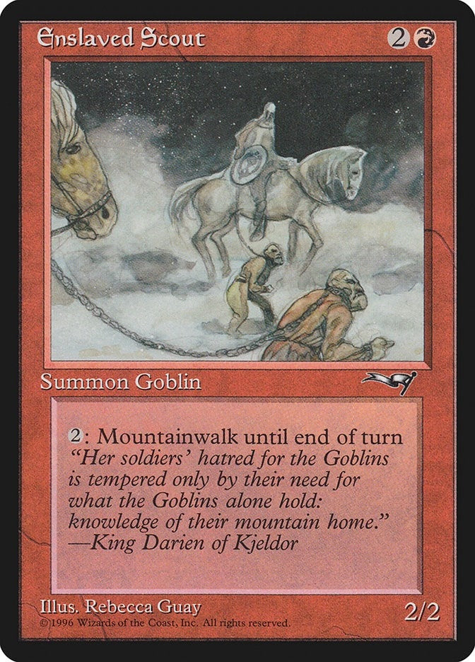 Enslaved Scout (Horses) (105) [ALL] - MTG Single