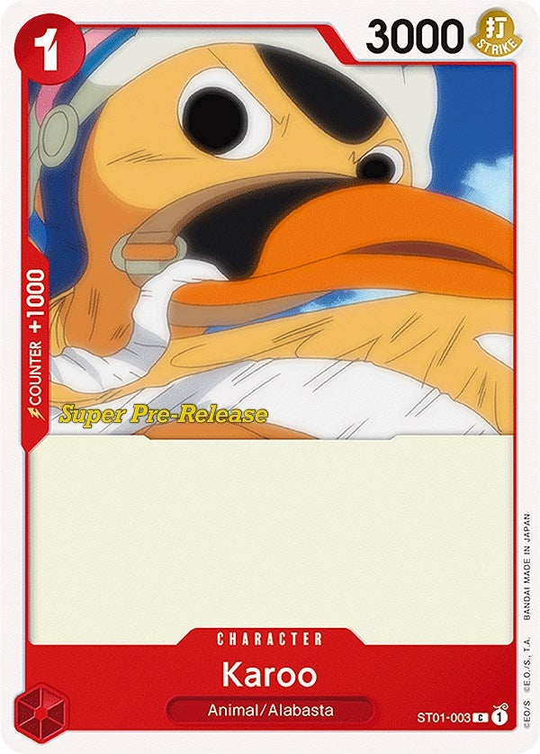 Karoo (1003) (ST-01 PRE) - One Piece Card Game Single