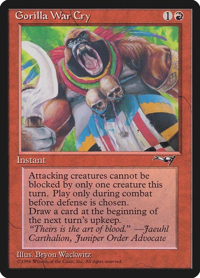 Gorilla War Cry (109) [ALL] - MTG Single