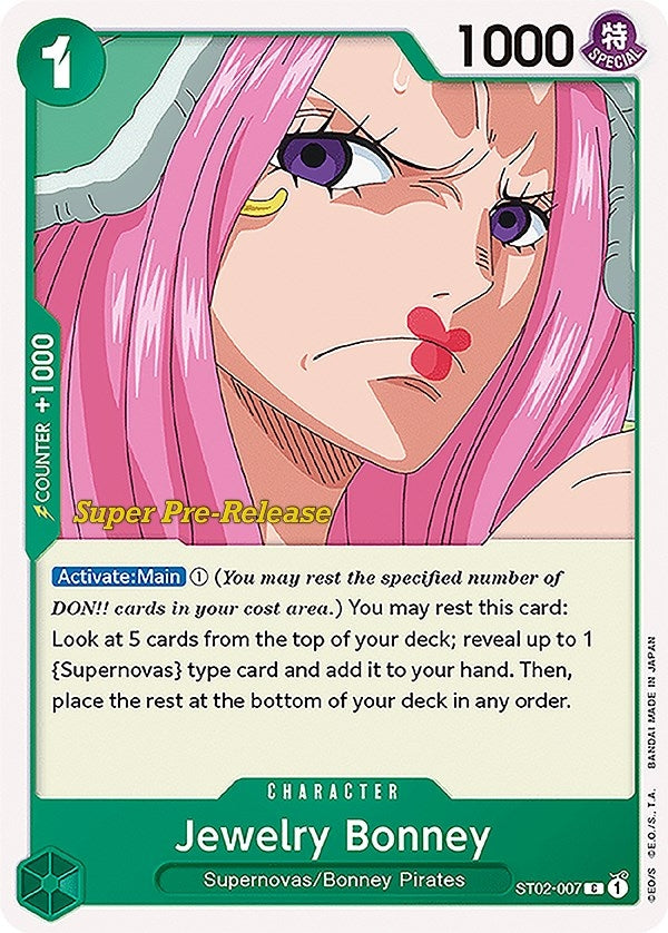 Jewelry Bonney (2007) (ST-02 PRE) - One Piece Card Game Single