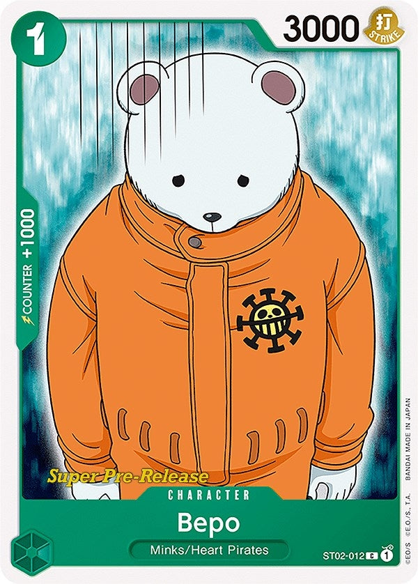 Bepo (2012) (ST-02 PRE) - One Piece Card Game Single