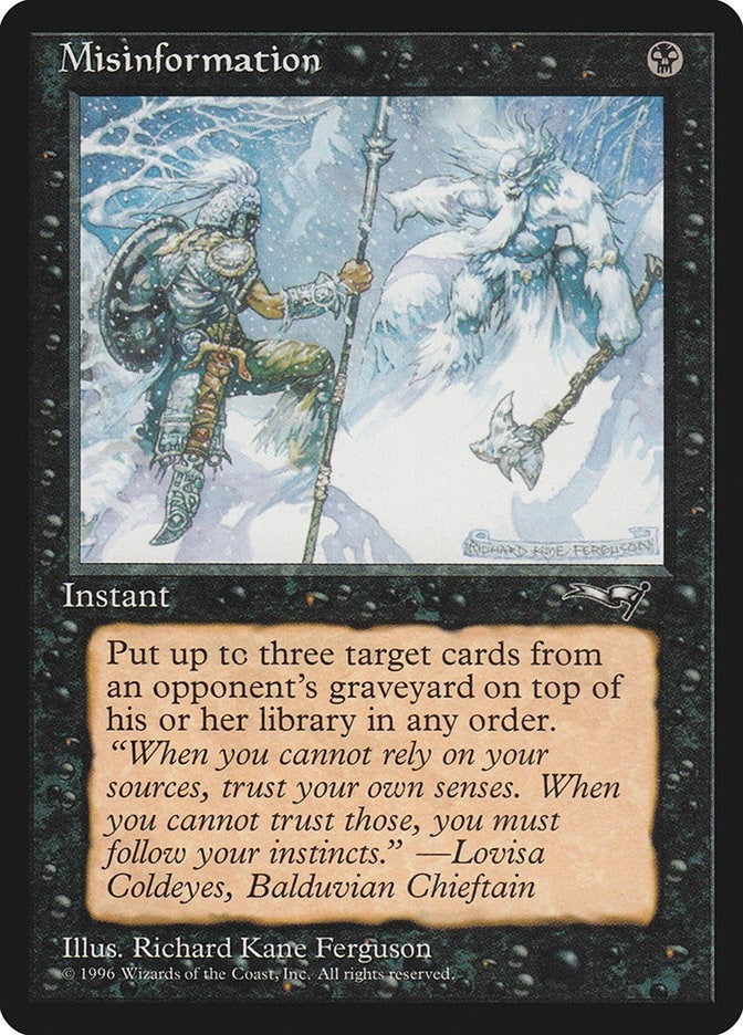 Misinformation [ALL] - MTG Single