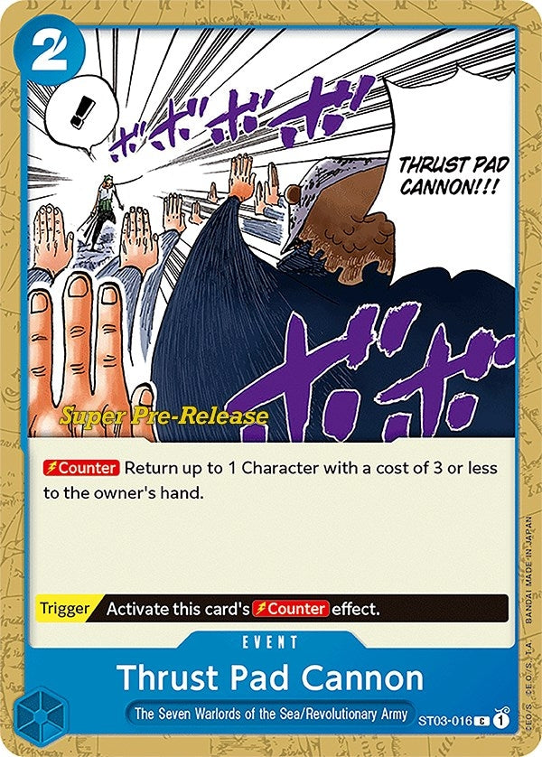 Thrust Pad Cannon (3016) (ST-03 PRE) - One Piece Card Game Single