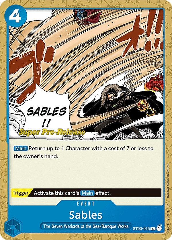 Sables (3015) (ST-03 PRE) - One Piece Card Game Single