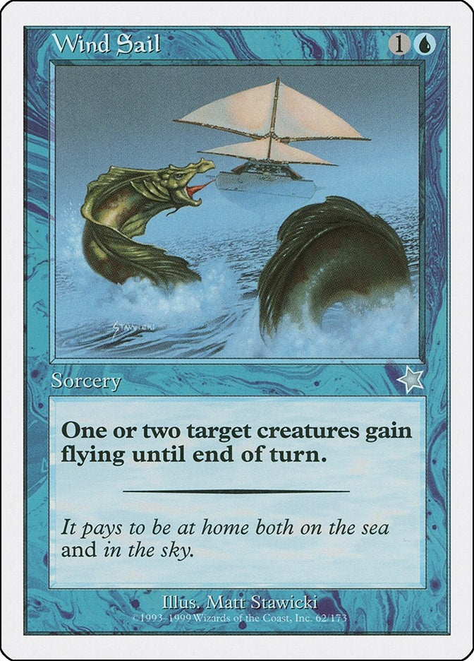 Wind Sail (62) [S99] - MTG Single