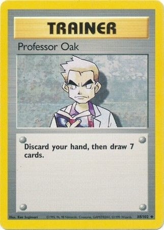 Image for Professor Oak (088/102) (Base Set) - Pokemon