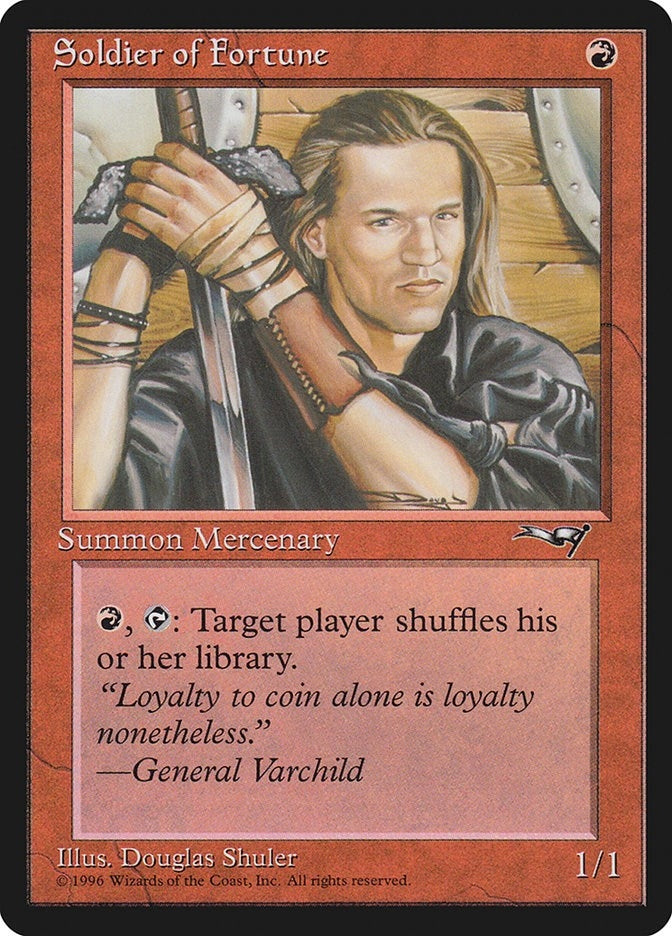Soldier of Fortune [ALL] - MTG Single