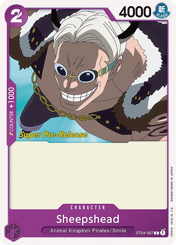 Sheepshead (4007) (ST-04 PRE) - One Piece Card Game Single