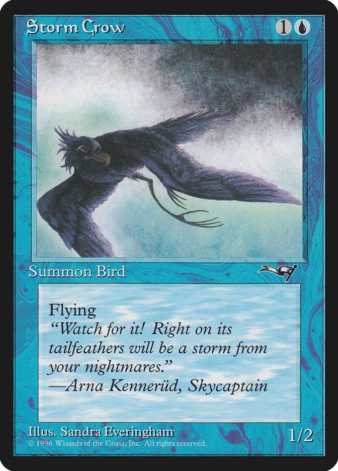 Storm Crow (Flying Left) (55) [ALL] - MTG Single