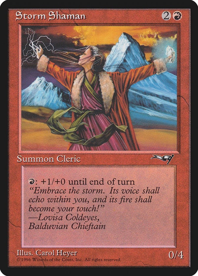 Storm Shaman (Female) (119) [ALL] - MTG Single