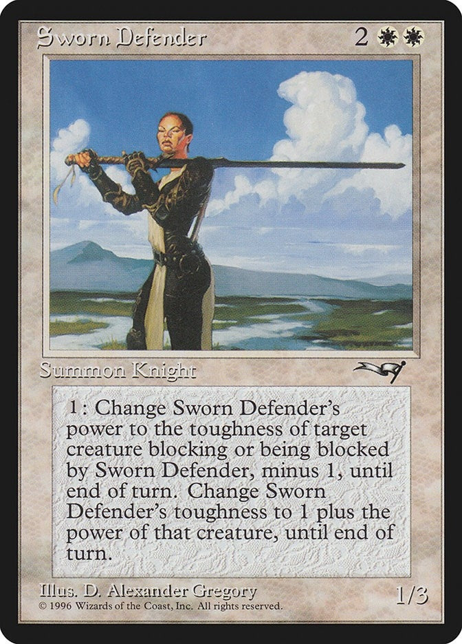 Sworn Defender [ALL] - MTG Single