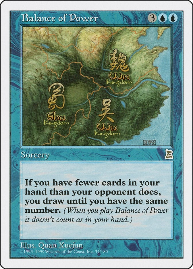 Image for Balance of Power (34) (Portal Three Kingdoms) - Magic: The Gathering