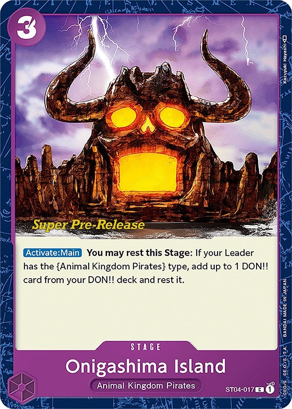 Onigashima Island (4017) (ST-04 PRE) - One Piece Card Game Single