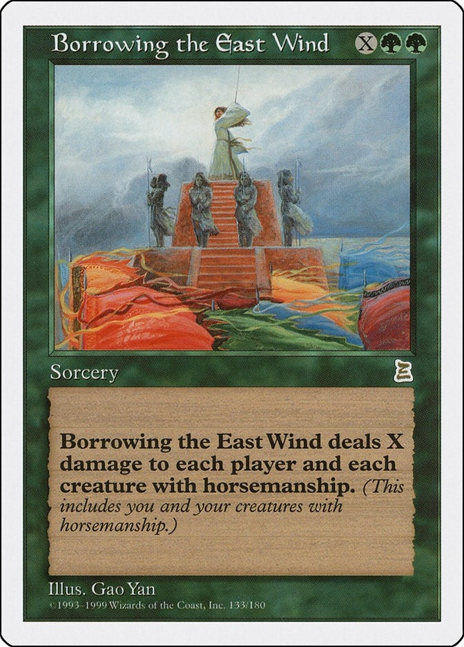 Borrowing the East Wind (133) [PTK] - MTG Single
