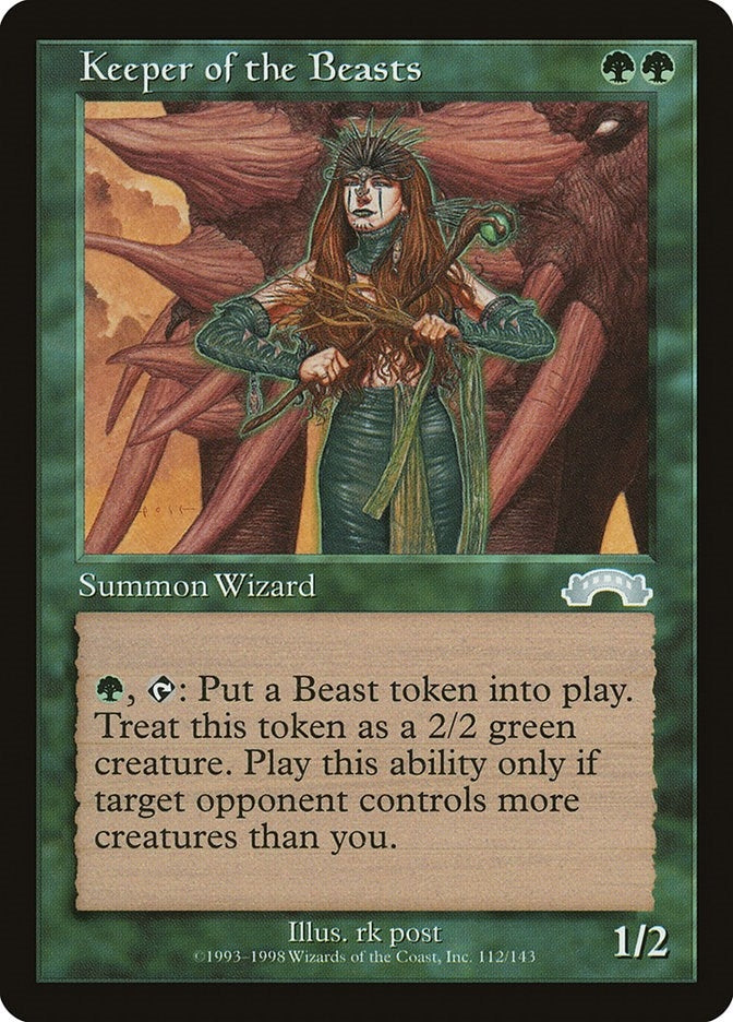 Keeper of the Beasts (112) [EXO] - MTG Single
