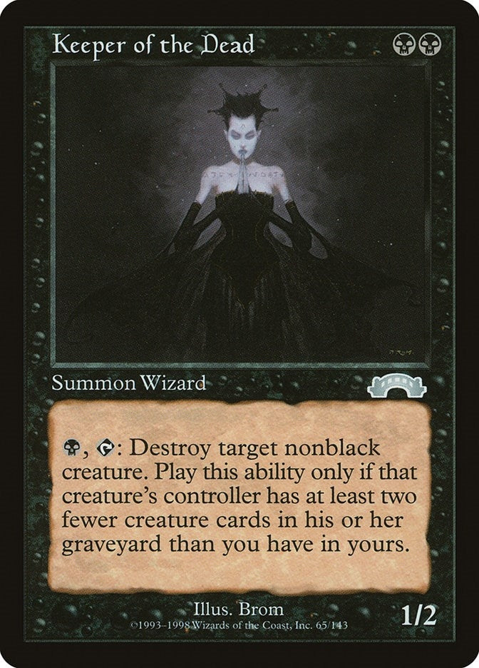 Keeper of the Dead (65) [EXO] - MTG Single