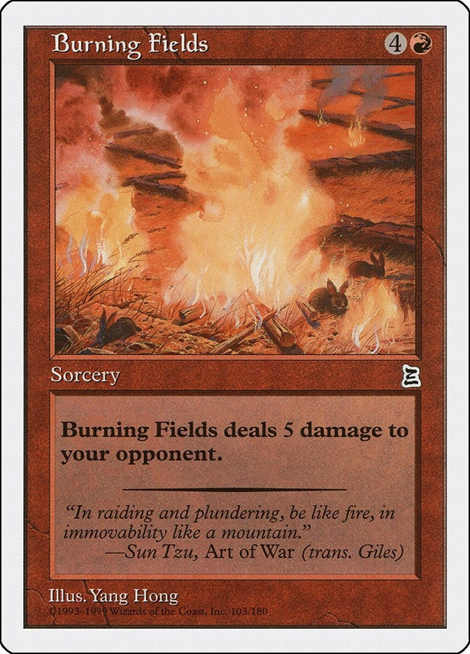 Burning Fields (103) [PTK] - MTG Single