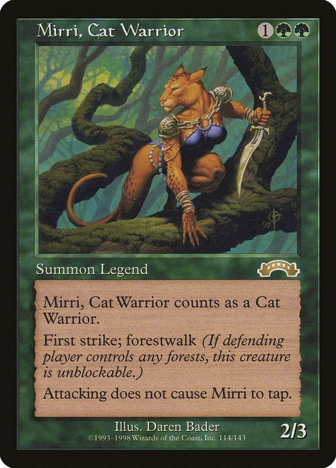 Mirri Cat Warrior (114) [EXO] - MTG Single