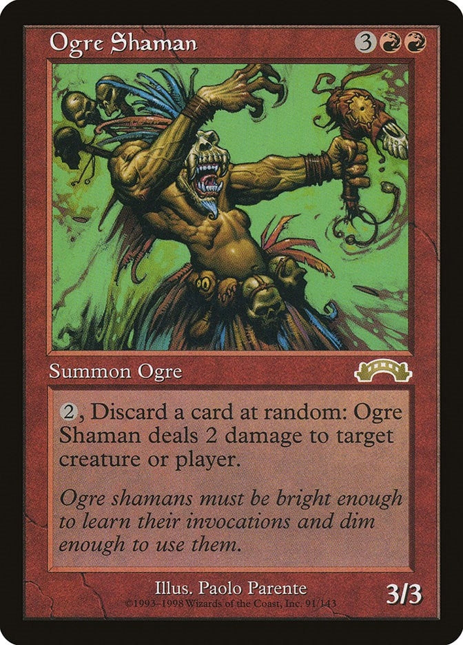 Ogre Shaman (91) [EXO] - MTG Single