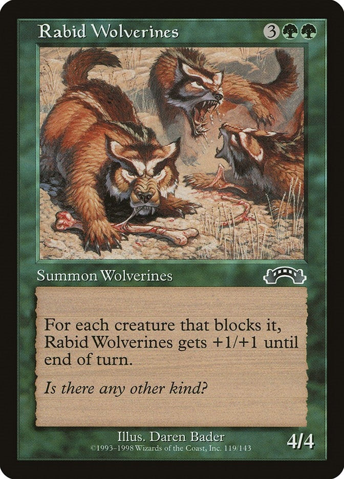 Rabid Wolverines (119) [EXO] - MTG Single
