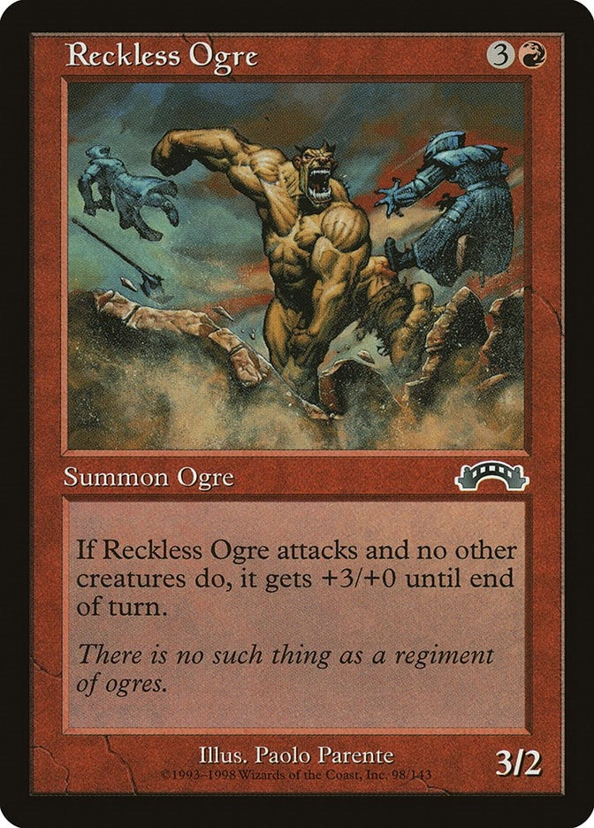 Reckless Ogre (98) [EXO] - MTG Single
